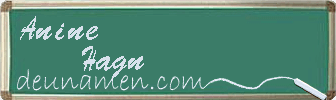 Anine Hagn Visitenkarte